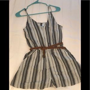 Aztec print ROMPER with pockets for summer